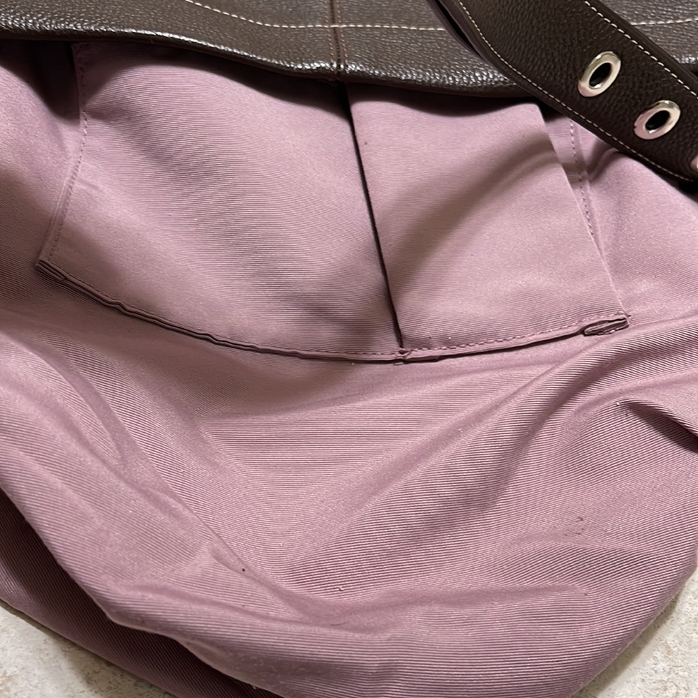 COACH Y2K BROWN PEBBLE LEATHER CONVERTIBLE SHOULDER/CROSSBODY BAG
#K1176… - Picture 11 of 16